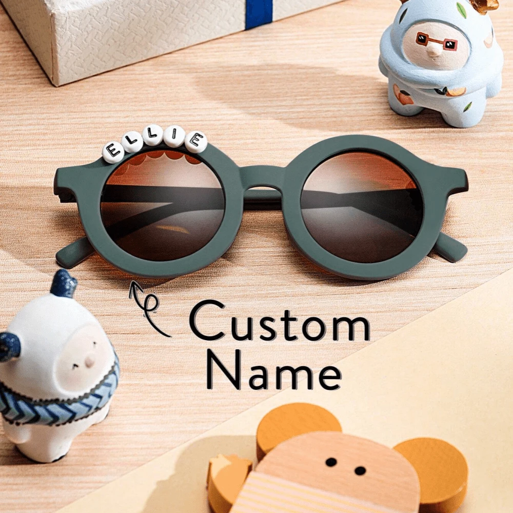 1pc Custom Mini Name Fashion Glasses Custom Student Glasses Personalised Student Fashion Glasses Personalized Name Fashion Glasses For Girls Or Boys Toddler Fashion Glasses Gift
