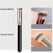 1pc Concealer Brush, High-Quality Nose Contour Kabuki Blush Brush, Flawless Eye & Dense Face Makeup Brush For Blending Liquid, Polishing, Shaping, Mineral Powder