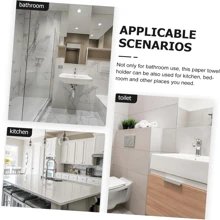 1 Piece Of Super Cute Little Yellow Duck Tissue Box Is Coming, Wall-Mounted Toilet Paper Holder, Wall-Mounted Toilet Paper Roll Holder, No Need To Drill Holes For Toilet Paper Holder, Bathroom Storage Rack, With Seamless Sticker Design