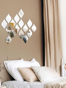 10/20 piezas Pegatinas de espejo con forma de gota de agua, Pegatinas de pared de espejo acrílico, Pegatinas de pared acrílicas extraíbles, Pegatinas de pared 3D DIY para sala de estar, baño, oficina en casa, Calcomanías de espejo acrílico con forma de gota de agua reflectante, Papel tapiz de pegatinas de azulejos de espejo acrílico, Arte de pegatinas 3D diseñado por uno mismo, Calcomanías de pared extraíbles para sala de estar, baño, oficina en casa, Arte de pegatinas de pared diseñado por uno mismo Decoración de habitación Decoración del hogar Decoración de pared Espejo Espejo para habitación Decoración de baño Decoración de sala de estar - Multicolor - Ver 13