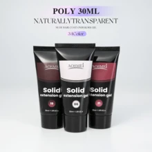 Ausme 批发 30ml 管 UV 光固化 OEM 私人品牌指甲胶 指甲延长凝胶延长胶