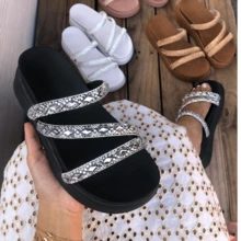 Women Platforms & Wedge Sandals - 黑色 - 查看 3