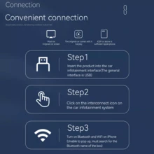 USB Wireless Car Play Adapter For Apple Android Carplay Dongle Plug&Play - Black - View 7