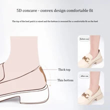 4 pièces/2 paires de coussinets de talon, Bandes anti-douleur anti-usure pour soins des pieds, Protecteur de talon avec autocollant adhésif, Semelles intérieures pour chaussures