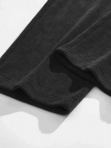 Men's Spring/Autumn Corduroy Casual Straight Leg Pants, Personalized Printed Loose Simple Versatile Sport Trousers
