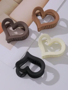 4 件/套纯色简约多功能发夹，时尚发饰，防滑夹，适合日常、休闲、派对、通勤、度假、马尾辫、发髻、洗脸、化妆、服装搭配家居浴室装饰秋季装饰返校