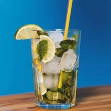 Set Of 6 Glass Cups For Drinking Water Juice Soft Drink 525ml - 水晶 - 查看 3