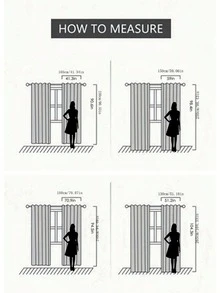 1pc 3D Embroidered Semi-Sheer Curtain, Polyester Floral Pattern, Suitable For Living Room & Bedroom - Blue - View 2