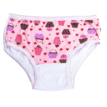 Kit Of 10 Children's Panties For Girls In 100% Cotton - Various Prints - 彩色 - 查看 3