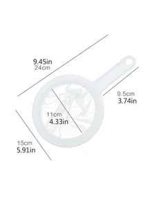 1 pieza Filtro de malla para residuos de café/leche de soja, colador de malla para exprimidor doméstico, red de separación de residuos, útiles escolares, perfecto para colar leche de almendras, leche de coco y caldo, accesorio de cocina conveniente para chefs en el hogar, diseño apto para lavavajillas para una limpieza fácil, filtro de malla fina confiable para resultados suaves, herramienta esencial para cocina y repostería vegana. - Multicolor - Ver 7