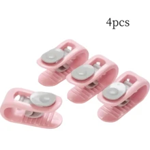 4/6/8/10/12/18pcs Bed Sheet Clip Fasteners, Invisible Home Use Bedding Corners Fixators, Plastic Blanket Clips, For Winter Anti-Scattering - Multicolor - View 17