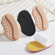 4 pièces/2 paires de coussinets de talon, Bandes anti-douleur anti-usure pour soins des pieds, Protecteur de talon avec autocollant adhésif, Semelles intérieures pour chaussures