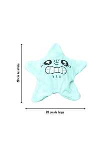 Peluches de estrellas eléctricas y cinco estrellas que se mueven y se iluminan con música. Los divertidos muñecos te brindan alegría ilimitada. (1 Pieza) - Celeste - Ver 6