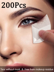 200/150/100个眼线刷保护套，一次性无纺布眼皮贴，假睫毛嫁接化妆工具，价格实惠，圣诞礼物，化妆品，化妆工具，便宜货，礼品，女士礼品，圣诞礼物