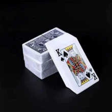 德州扑克扑克牌套装，耐用纸质材质，适合派对娱乐和纸牌游戏，适合 14 岁以上人士，多副牌（每套） - 彩色 - 查看 13