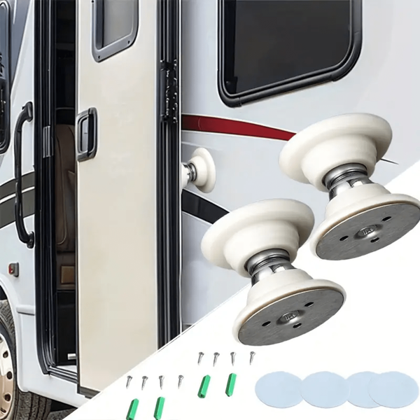 Suportes magnéticos de silicone para porta de RV, reboque, camper - Trava de porta de bagagem sem carga para motorhome seguro e silencioso, aberturas de porta de reboque de carga, suporte de porta de RV, trava magnética de porta de bagagem para manter a porta aberta, batente de porta de RV para viagem em motorhome, reboques de viagem, peças de móveis para trailers e campers