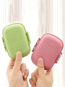 8-Compartment Pill Case, Portable Sealed Medicine Box, Mini Portable Pills Organizer Case, Waterproof And Moisture-Proof Travel Medicine Storage Box Small Pill Box With Separate Layers, Pocket Pill Box, Dispenser For Purse Vitamin Fish Oil Compartments Container Medicine Box, Medicine Organizer, Suitable For Outdoor Camping, Hiking, Fishing, Moisture-Proof, Mountaineering, And Travel