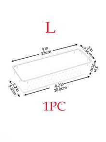 1/4/9/25Pcs Clear Plastic Drawer Organizers Set, 4-Size Versatile Bathroom And Vanity Drawer Organizer Trays, Storage Bins For Makeup, Bedroom, Kitchen Gadgets Utensils And Office, Back To School