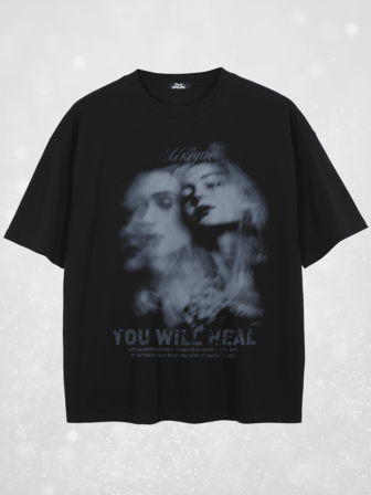 Tiny Spark 男士字母印花休闲日常短袖T恤，夏季