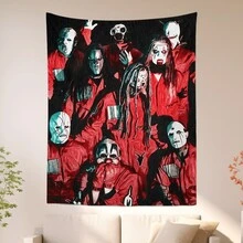 1pc Rock Band Printed Wall Hanging Tapestry, For Bedroom, Living Room, Dormitory - GT229 HUOJIE - View 9