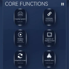 USB Wireless Car Play Adapter For Apple Android Carplay Dongle Plug&Play - Black - View 6