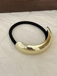 3 chiếc dây buộc tóc hình vòng cung bằng kim loại chắc chắn, phụ kiện buộc tóc xoắn thanh lịch, phụ kiện tóc nơ kiểu Pháp cổ điển đơn giản, dây buộc tóc hợp kim kẽm dùng được mọi mùa, dây buộc tóc đuôi ngựa, dây chun buộc tóc, kẹp tóc đuôi ngựa, phụ kiện tóc quà tặng, dây chun làm đẹp tại nhà. - Nhiều màu - Xem 7