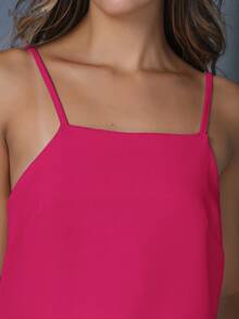 LXC Unique Style Women's Set, Elegant Women's Blouse Top With Shorts, New Women's Summer Suit - 西瓜粉 - 查看 4