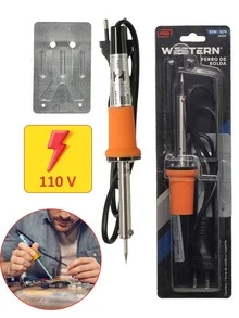 Electric Soldering Iron 110V 85% Copper And 15% Nickel Chrome Tips With Stand