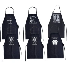 Paquete de 60 Mandiles Para Boda Colores Diversos - Negro, Blanco, Multicolor - Negro - Ver 2