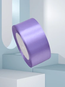 1 Piece Of 2.5CM/4cm Polyester Ribbon Gift Wrapping Ribbon Wedding Decoration Ribbon DIY Handmade Bow Ribbon Satin Ribbon Satin Ribbon Satin Ribbon Wedding Cake Decoration Chair Back Ribbon Gift Wrapping Ribbon (Different Batches Do Not Affect The Use And Appearance) - View 8