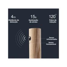 Luz De Presença Automática - Marrom - Visão 2