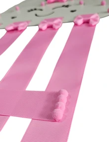 Porta Laços de menina infantil, organizador em MDF Meus Lacinhos