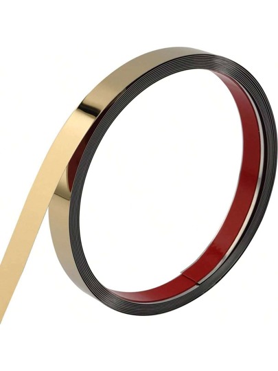 5M Stainless Steel Modern Decorative Wall And Ceiling Lines - Contemporary Roll With Mirror Finish For Living Room Decor