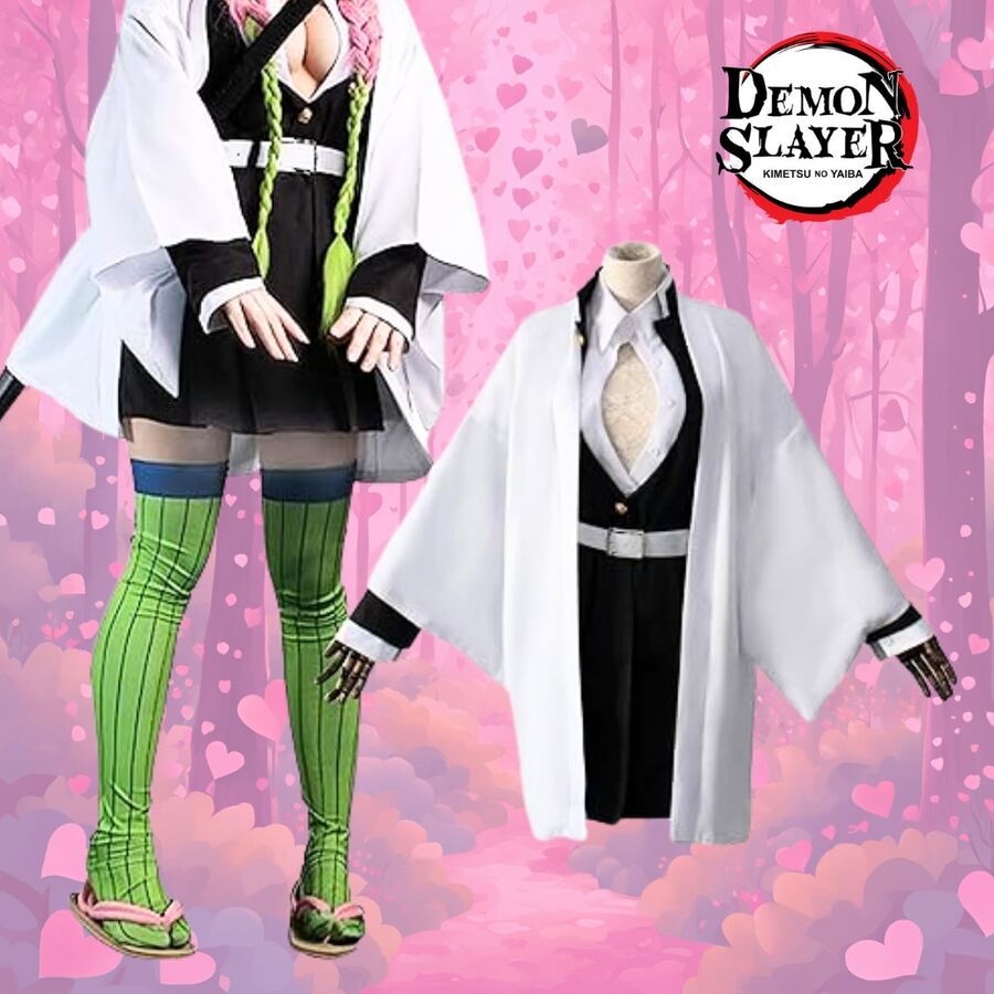 COSPLAY Mitsuri Kanroji CAZADOR DE DEMONIOS DEMONSLAYER