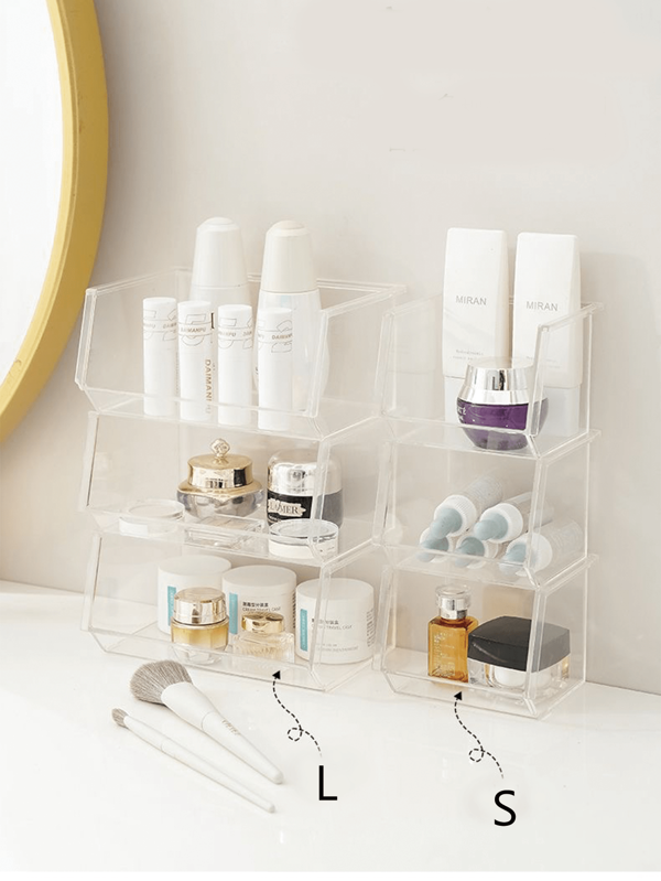 Bathroom Vanity Transparent Storage Organizer Shelf Bathroom Organizer Bathroom Decor Fall Decor Back To School