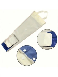 1个通用型汽车座椅靠背雨伞架，采用防水聚酰胺材质，椭圆形收纳袋设计，方便整理车内物品，易于取用和安装，是雨天和通勤的理想之选。