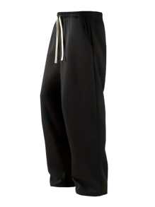 Set de 3 bucăți de pantaloni lungi sport cu șnur largi, cu talie plată, combinație multicoloră, pantaloni de sport ocazional în aer liber versatili, set de 3 piese confortabili și respirabili, potriviti pentru sporturi în aer liber și ieșiri zilnice.