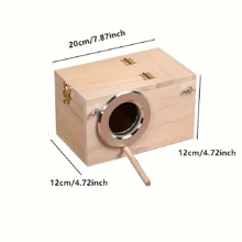 Cutie de creștere a papagalilor 1 bucată, incubator, cuib de păsări vertical, cutie de cuib cald, special pentru provizii pentru păsări, cadou de Crăciun