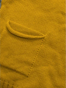 Damen Pullover Oversize Langarm mit Seitentasche - Unverzichtbares Teil für Herbst/Winter Garderobe