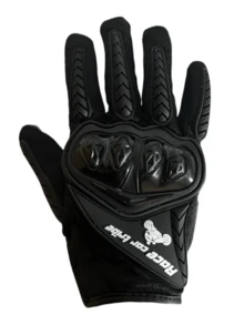 GUANTES PARA MOTOCICLISTA CON PROTECCION - Negro - Ver 1