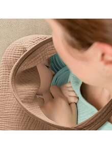 100% Woven, Breathable And Soft Nursing Cover, Multi-Functional Baby Stroller Canopy, Car Seat Sunshade, Mom's Privacy Apron, Suitable For 18+ Years Old