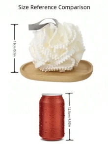 Large Exfoliating Bath Loofah Sponge - Fragrance-Free, Perfect For Shower & Spa Use - Default - View 7