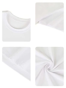 Áo thun nữ mùa hè mới, kiểu dáng đơn giản, dễ thương, in hình rùa biển, dáng rộng, cổ tròn, tay ngắn, màu mơ, thời trang mặc hàng ngày, phù hợp cho kỳ nghỉ, màu trắng. - trắng - Xem 3