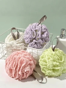 Large Exfoliating Bath Loofah Sponge - Fragrance-Free, Perfect For Shower & Spa Use - Default - View 3