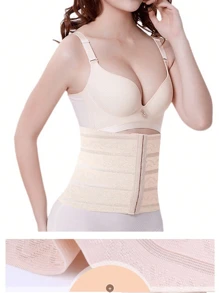 Sports Outdoor 1pc Pure Beige Sports Body Shaper Waist Belt Gym Accessories For Belly Slimming Girdles, Lumbar Girdles For Belly Slimming Corset