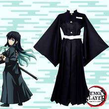 COSPLAY TOKITO MUICHIRO DEMONSLAYER - Blanco y Negro - Ver 2