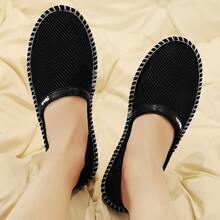 Summer New Men Mesh Cloth Slippers Breathable Casual Home Shoes Work Shoes Sports Sneakers