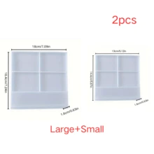 Khuôn silicon khung ảnh hình chữ nhật – Khuôn nhựa nhỏ/lớn cho đồ thủ công DIY, trang trí nhà tối giản, quà tặng cho phụ nữ và gia đình - trắng - Xem 10