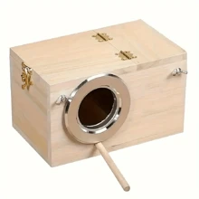 Cutie de creștere a papagalilor 1 bucată, incubator, cuib de păsări vertical, cutie de cuib cald, special pentru provizii pentru păsări, cadou de Crăciun
