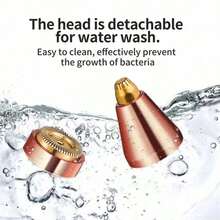 2-In-1 Women's Facial Hair Remover And Eyebrow Trimmer, Painless Rechargeable Body And Face Hair Trimmer With Built-In LED Light - Colorful - View 11